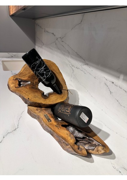 Şık Ahşap Şaraplık, Zarif ve Doğal Tasarım, Dekoratif Ürün. indirimleri