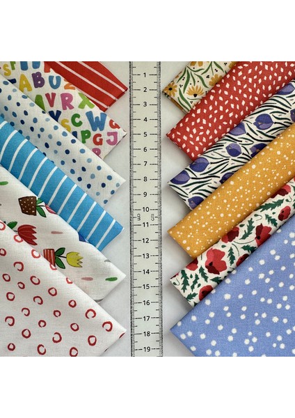 Patchwork Kumaş Seti – 60 Adet 20X20 cm | %100 Pamuk Saten | El Işi, Dikiş, Quilting ve Hobi Için fırsatları