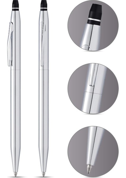 - WizDesign AT0622-101 Clıck Tükenmezkalem Krom ( Kişiye Özel Seçeneği - Hediyelik ) indirimleri