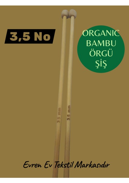 Evren Bambu Örgü Şiş 3,5 Numara modelleri