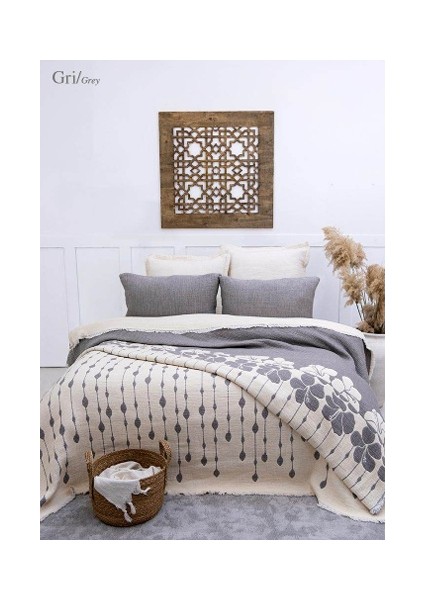 Sole Gri Yatak Örtüsü Seti – %100 Pamuk, Nefes Alabilir ve Yumuşak Dokulu modelleri