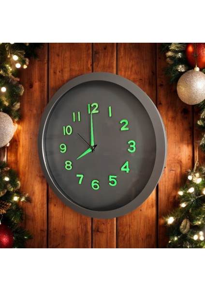 Fosforlu Duvar Saati, Takı ve Anahtarlık Seti, Parlak ve Şık Tasarım fırsatları