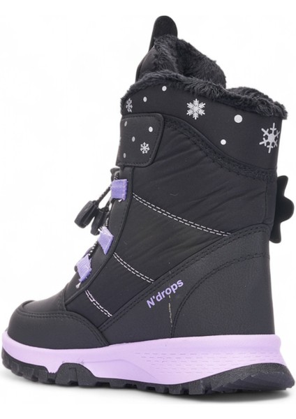 Kız Çocuk Kürklü Su Geçirmez Kışlık Kaymaz Taban Bot modelleri