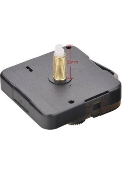 Siyah Duvar Saati Mekanizması ve 35 cm Akrep Yelkovan, Quartz Teknolojisi