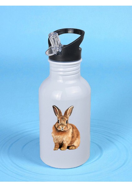 Tavşanlı Matara Suluk 600 ml - Çocuk Suluk Matara, Çocuk Su Matarası