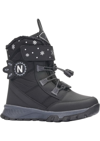 Kız Çocuk Kürklü Su Geçirmez Kışlık Kaymaz Taban Bot