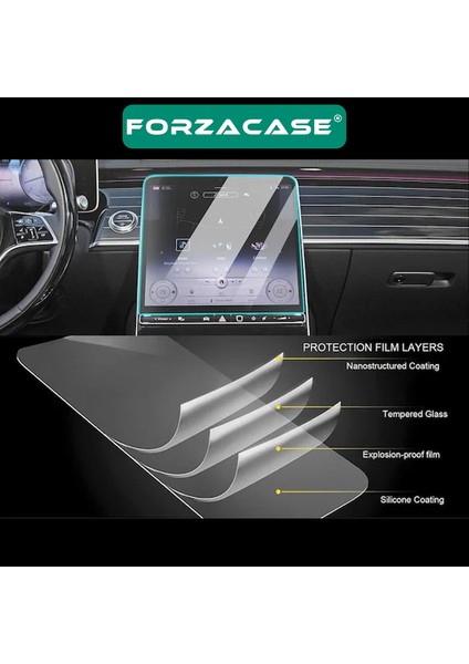 2in1 Tesla Model Y New Juniper Navigasyon Multimedya Uyumlu Nano Ekran Koruyucu Film - FC1118 fiyatları