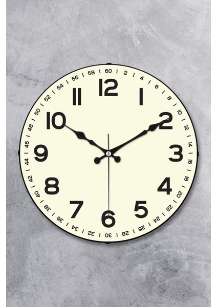 36 cm Gerçek Bomba Cam Mekanizmalı, Sessiz, Dekoratif Atatürk Duvar Saati