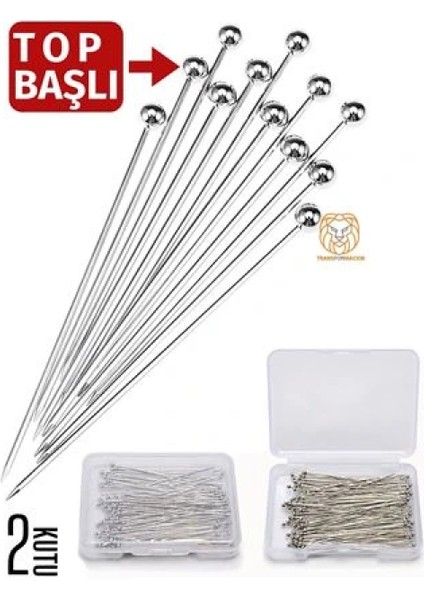 Top Başlı Iğne 2 Kutu 100 Adet Başörtü Iğnesi Toplu Iğne fiyatları