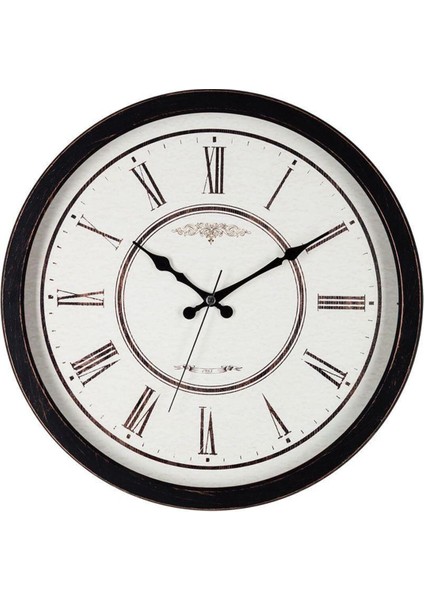 Turuncu 42 cm Modern Kadranlı Roma Rakamlı Sessiz Akar Duvar Saati