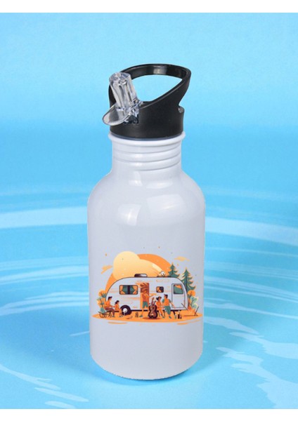 Kamp Tatili Matara Suluk 600 ml - Çocuk Suluk Matara, Çocuk Su Matarası