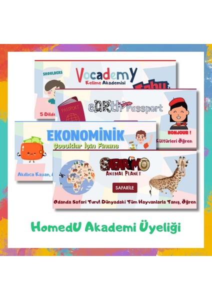 Çocuklar Için Dijital Ileri Gelişim Akademisi Sınırsız Eğitim Aboneliği