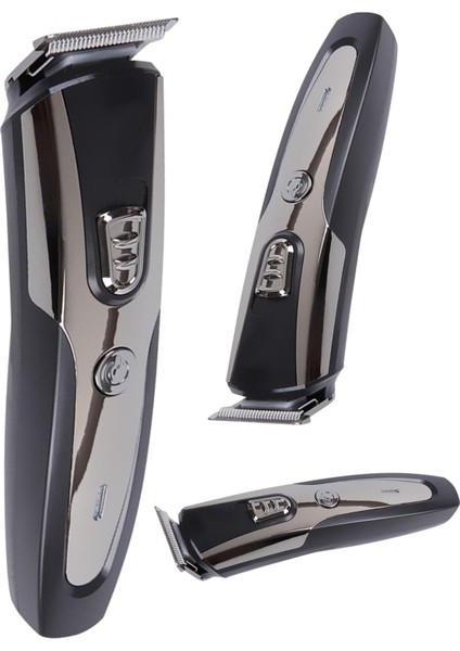 Yeni Nesil Ayarlı Profesyonel Erkek Saç Sakal Tıraş Makinesi Siyah