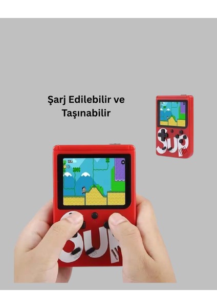 400 Oyunlu Taşınabilir Retro El Konsolu fiyatları