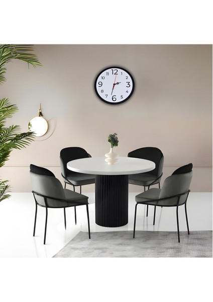 Şık ve Sade 30X30 cm Beyaz Saat, Her Ev Için Güzel Bir Dekorasyon Seçeneği fırsatları