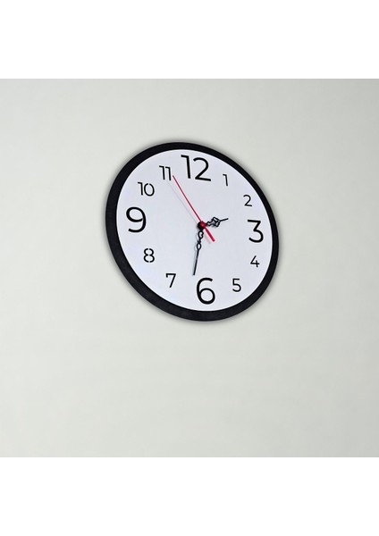 Şık ve Sade 30X30 cm Beyaz Saat, Her Ev Için Güzel Bir Dekorasyon Seçeneği indirimleri