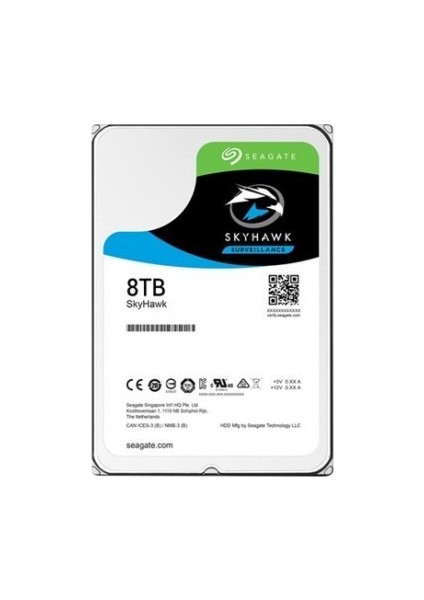 8tb Seagate Skyhawk 256MB 7/24 Rv ST8000VX010
