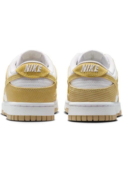 Dunk Low Sarı Kadın Deri Sneaker Ayakkabı - FN7167-700