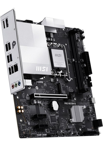 Msı Pro H810M-B Ddr5 6400MHZ (Oc) M.2 Matx 1851P modelleri