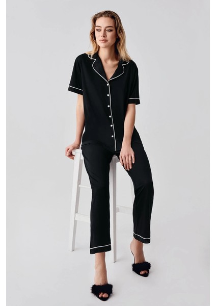 Freshness 324 Kadın 4'lü Sabahlıklı Şorlu Pijama Takımı modelleri