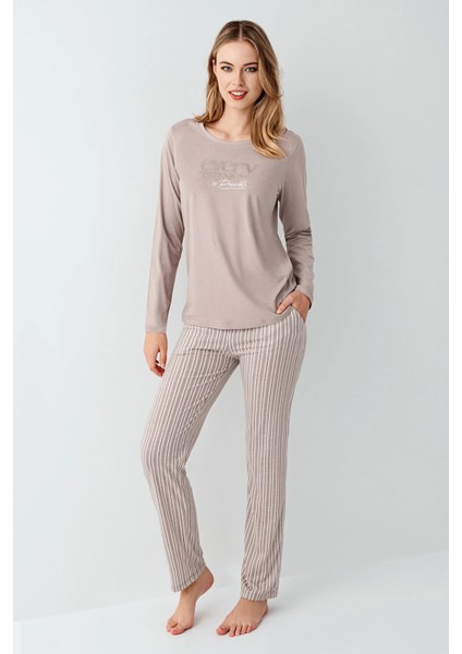 Arnetta 3424-S Kadın Uzun Kol Pijama Takım modelleri