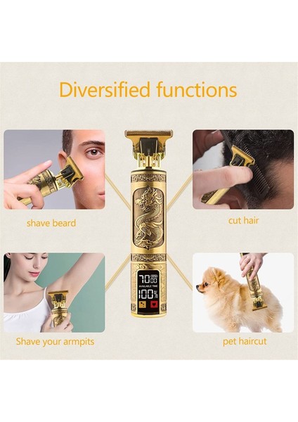 Şarjlı Çok Fonksiyonlu Profesyonel Traş Makinası, Güçlü ve Şık Tasarım fırsatları