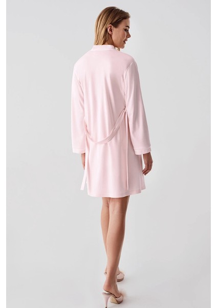 Freshness 324 Kadın 4'lü Sabahlıklı Şorlu Pijama Takımı