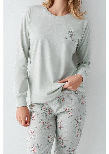 Rolypoly 3703-S Kadın Uzun Kol Pijama Takım modelleri