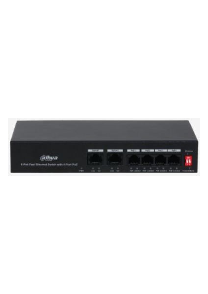 Dahua PFS3006-4ET-36 6 Port 4xfe-2xfe 36W Poe Switch