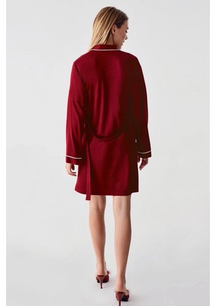 Freshness 324 Kadın 4'lü Sabahlıklı Şorlu Pijama Takımı