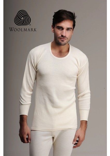 Hasyün 1002 %100 Yün Erkek Uzun Kol Fanila