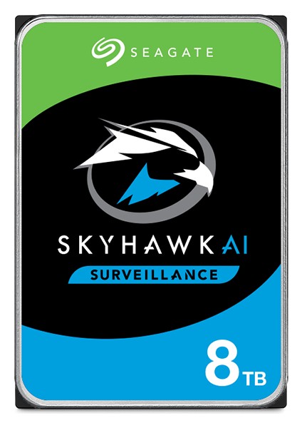 8tb Seagate Skyhawk Aı 256MB 7/24 Rv ST8000VE001
