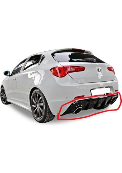 Giulietta Soldan Çıkış Difüzör (( Parlak Siyah ))