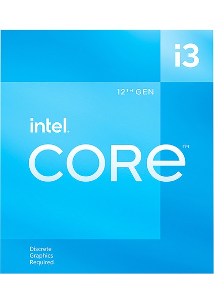 Intel Core İ3-12100F 3.30GHZ 12MB 1700P 12. Nesıl Box fiyatları
