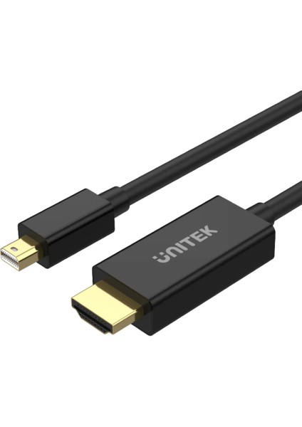Unıtek Mını Dısplayport To HDMI Dönüştürücü 2mt 4K 30Hz (V1152A)