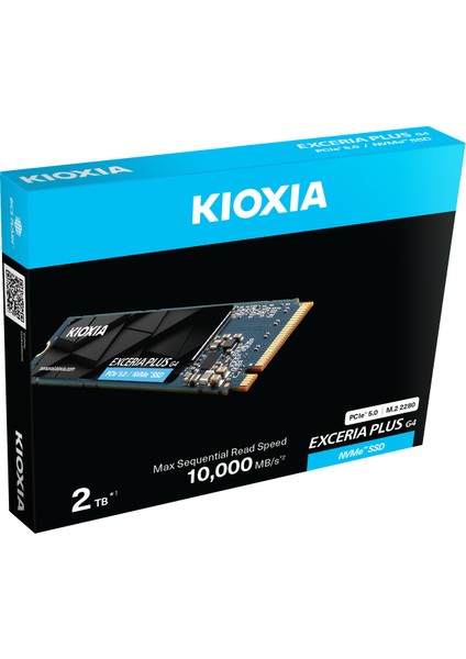 2tb Kıoxıa Excerıa Plus G4 M.2 Nvme Gen5 10000/8200MB/S LVD10Z002TG8 modelleri