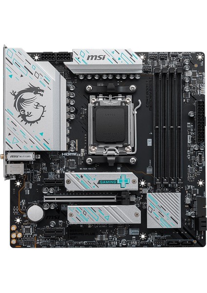 Msı B650M Gamıng Plus Wıfı Ddr5 7200MHZ(OC) HDMI Dp M.2 Matx Am5 fiyatları
