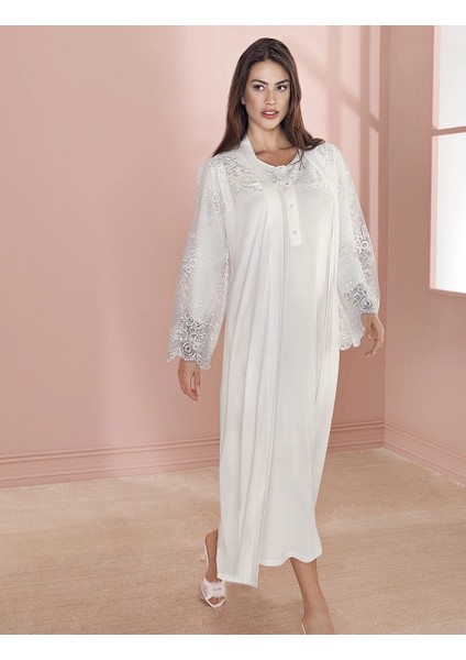 Espuar 737 Penye Uzun Gecelik Sabahlık Takım