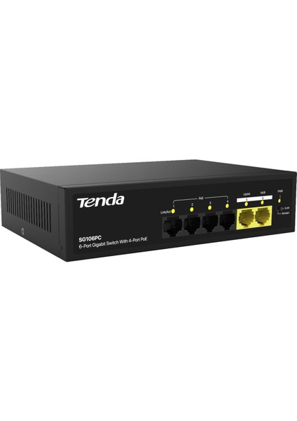 Tenda SG106PC 6 Port Gıgabıt 10/100/1000 Poe Swıtch fiyatları