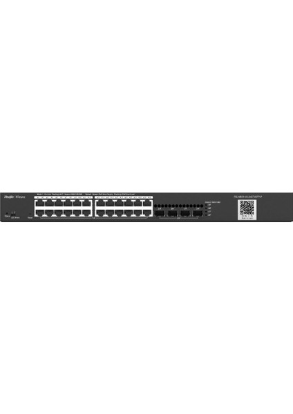 Ruijie-Reyee RG-NBS3100-24GT4SFP-P 24XGE-4XGE/SFP Yönetilebilir 370W Poe Switch