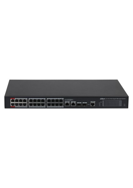 Dahua S4228-24GT-360 24 Port 24XGE-2XGE-2XGE/SFP Yönetilebilir 360W Poe Switch fiyatları