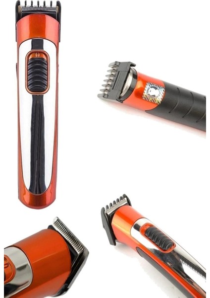 Kablosuz Profesyonel Saç Kesme Makinesi, Şarjlı, Garantili, Turuncu indirimleri