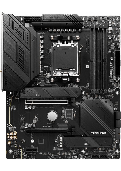 Msı Mag B650 Tomahawk Wıfı Ddr5 6600(OC)MHZ M.2 Atx Am5 fiyatları