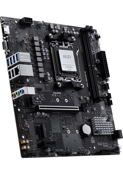 Msı Pro B840M-B Am5 Ddr5 8000MHZ(OC) HDMI VGA 2x M.2 USB 5 Gbs 2.5g Lan Matx modelleri