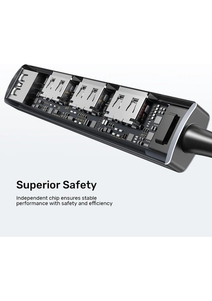 Unıtek Type-C To 4 Port USB (Usb3.0+Usb2.0) H1208B