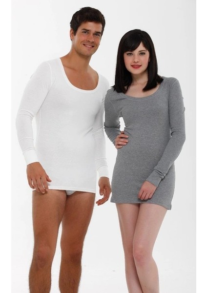 Aqua CM2512 Termal Açık Yaka Uzun Kol Fanila