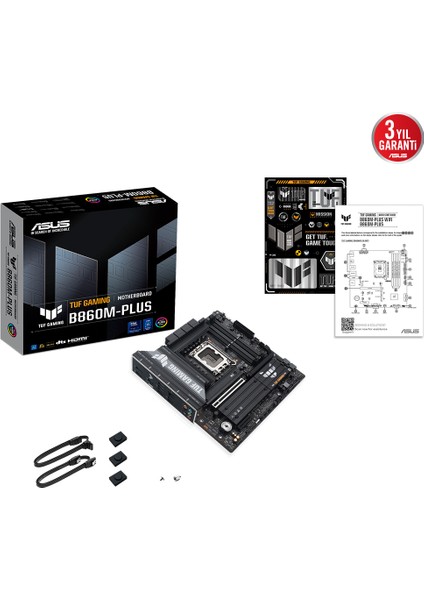 Asus Tuf Gamıng B860M-PLUS 1851 Soket Ddr5 Dp HDMI Matx Anakart