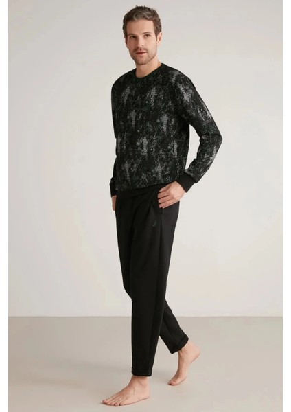 Nautıca M626 Erkek Uzun Kollu Yuvarlak Yaka Pijama Takımı fiyatları