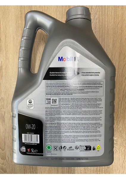 1 Dexos1 For Hybrids 0W-20 5 L Motor Yağı ( Üretim Yılı: 2024 ) indirimleri