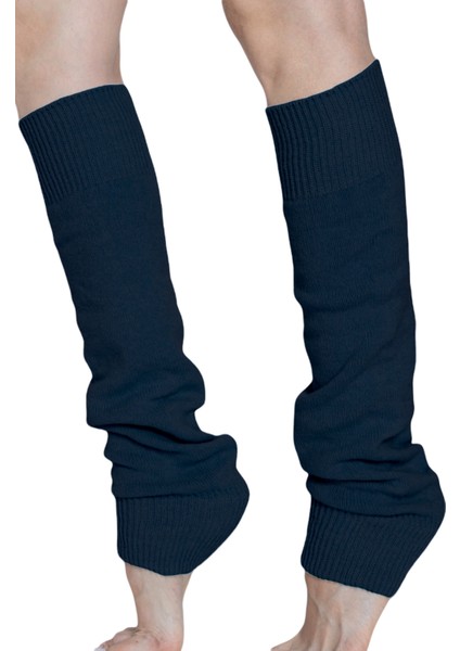 Lambswool Yün Diba Kışlık Kadın Dizlik Kalın Tozluk Ayaksız Yoga Çorabı